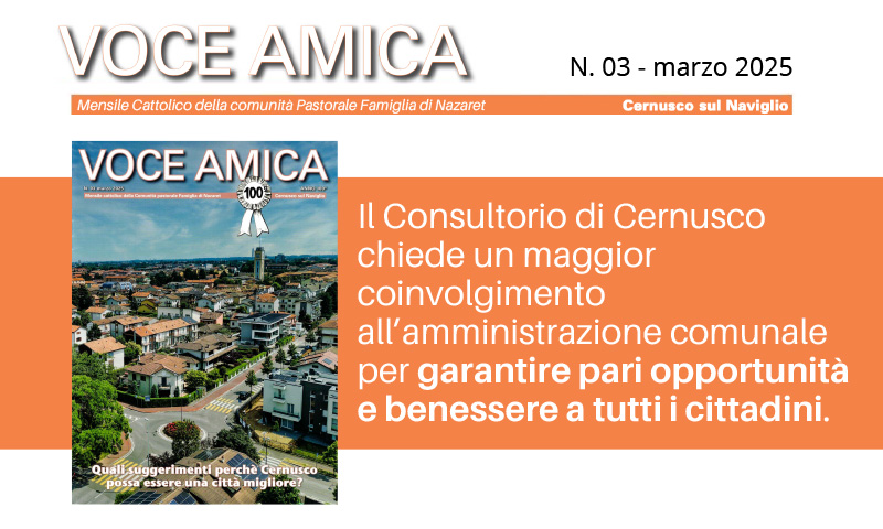 Il nostro consultorio di Cernusco su VOCE AMICA